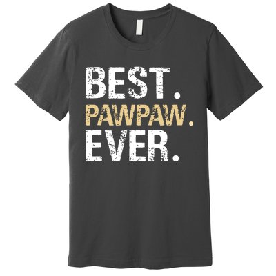 Best PawPaw Ever Graphic Great Fathers Day Grandparent Gifts Premium T-Shirt