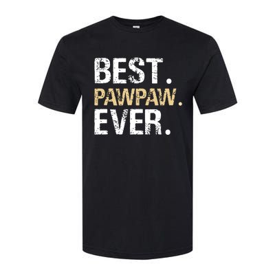 Best PawPaw Ever Graphic Great Fathers Day Grandparent Gifts Softstyle CVC T-Shirt