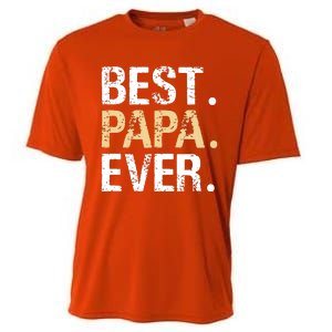 Best Papa Ever Graphic Great Fathers Day Grandparent Gifts Cooling Performance Crew T-Shirt