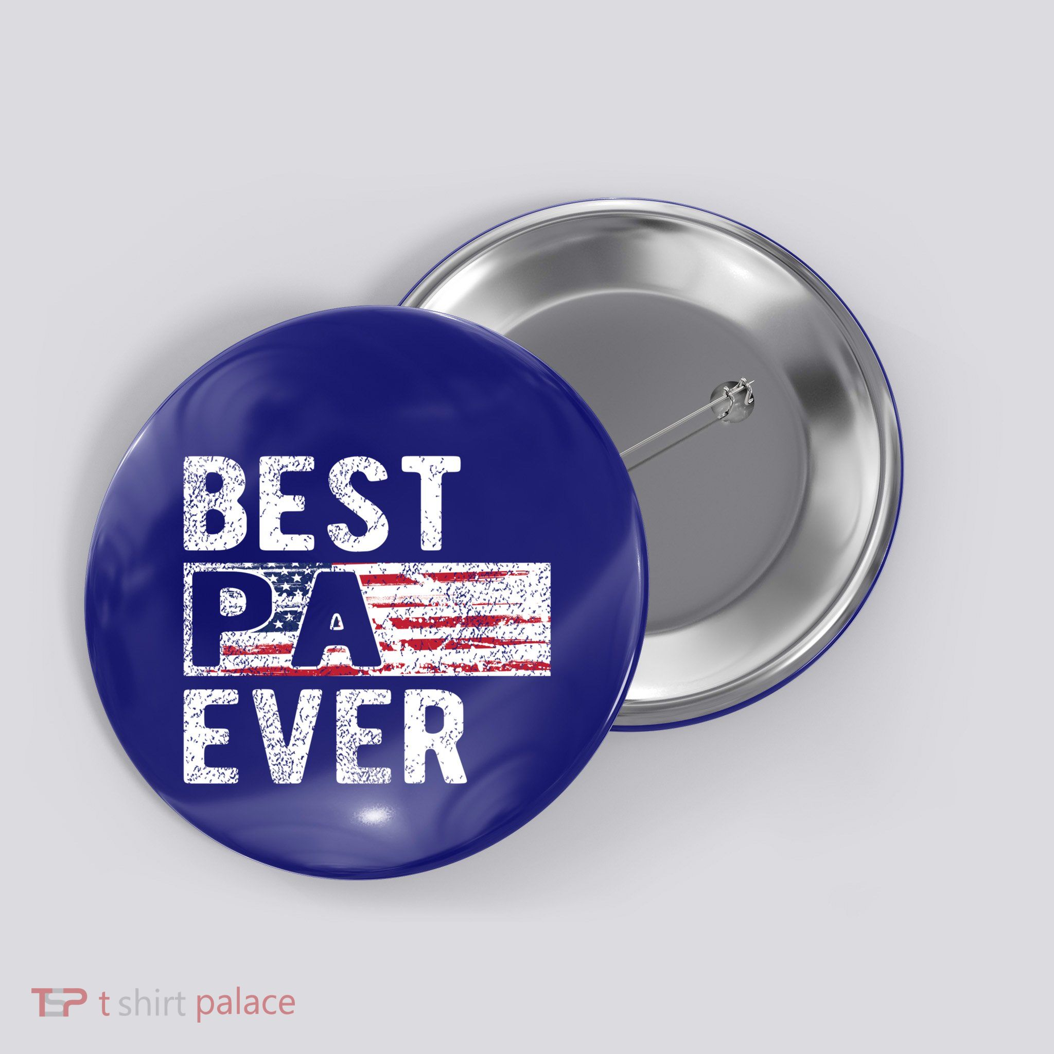 Best Pa Ever Proud Pa Grandpa Gift Button
