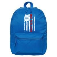 Best Papa Ever American Usa Flag Father’s Day Gift For Papa Meaningful Gift 16 in Basic Backpack