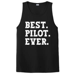 Best Pilot Ever Funny Pilot Meaningful Gift PosiCharge Competitor Tank