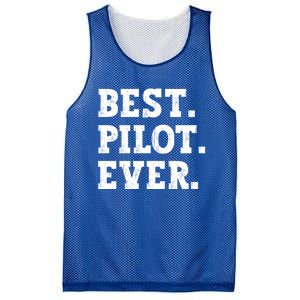 Best Pilot Ever Funny Pilot Meaningful Gift Mesh Reversible Basketball Jersey Tank