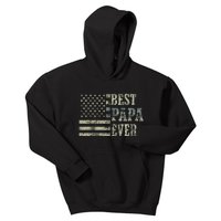 Best Papa Ever American Flag Usa Flag Kids Hoodie