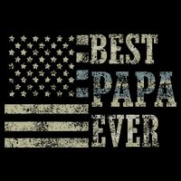 Best Papa Ever American Flag Usa Flag Zip Tote Bag