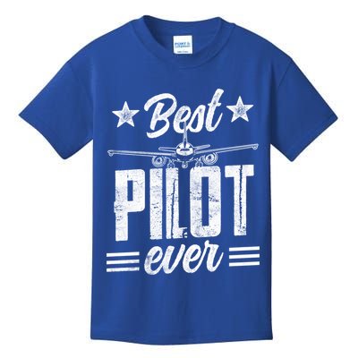 Best Pilot Ever Small Airplane Private Aircraft Meaningful Gift Kids T-Shirt