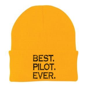 Best Pilot Ever Funny Gift Knit Cap Winter Beanie