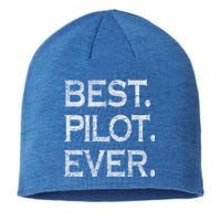 Best Pilot Ever Funny Gift Sustainable Beanie