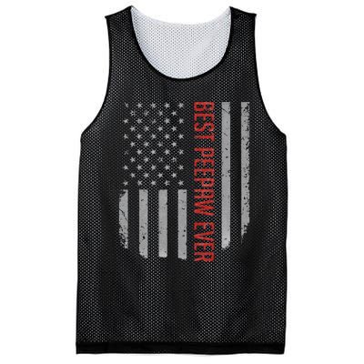 Best Peepaw Ever American Flag Gifts For Father's day Mesh Reversible Basketball Jersey Tank