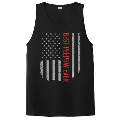 Best Peepaw Ever American Flag Gifts For Father's day PosiCharge Competitor Tank