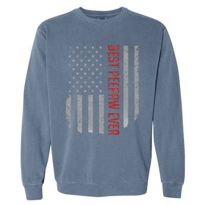 Best Peepaw Ever American Flag Gifts For Father's day Garment-Dyed Sweatshirt