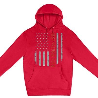 Best Peepaw Ever American Flag Gifts For Father's day Premium Pullover Hoodie