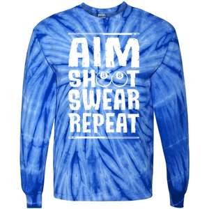 Billiards Pool Funny Gift Tie-Dye Long Sleeve Shirt