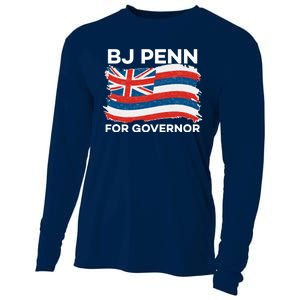 BJ Penn For Governor Of Hawaii Shirt Cooling Performance Long Sleeve Crew