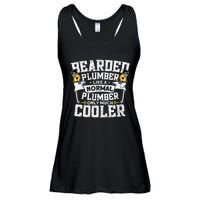 Beared Plumber Funny Plumbing Pipefitters Plumber Ladies Essential Flowy Tank