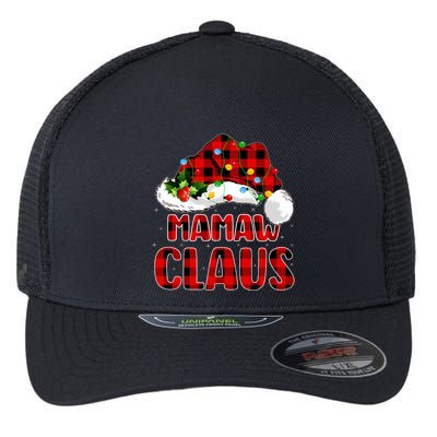 Buffalo Plaid Family Matching Santa Mamaw Claus Christmas Great Gift Flexfit Unipanel Trucker Cap