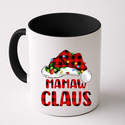 Buffalo Plaid Family Matching Santa Mamaw Claus Christmas Great Gift Mug