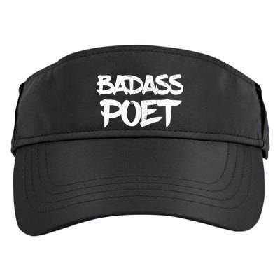 Badass Poet Funny Poetry Slam Literature Writer Gift Adult Drive Performance Visor