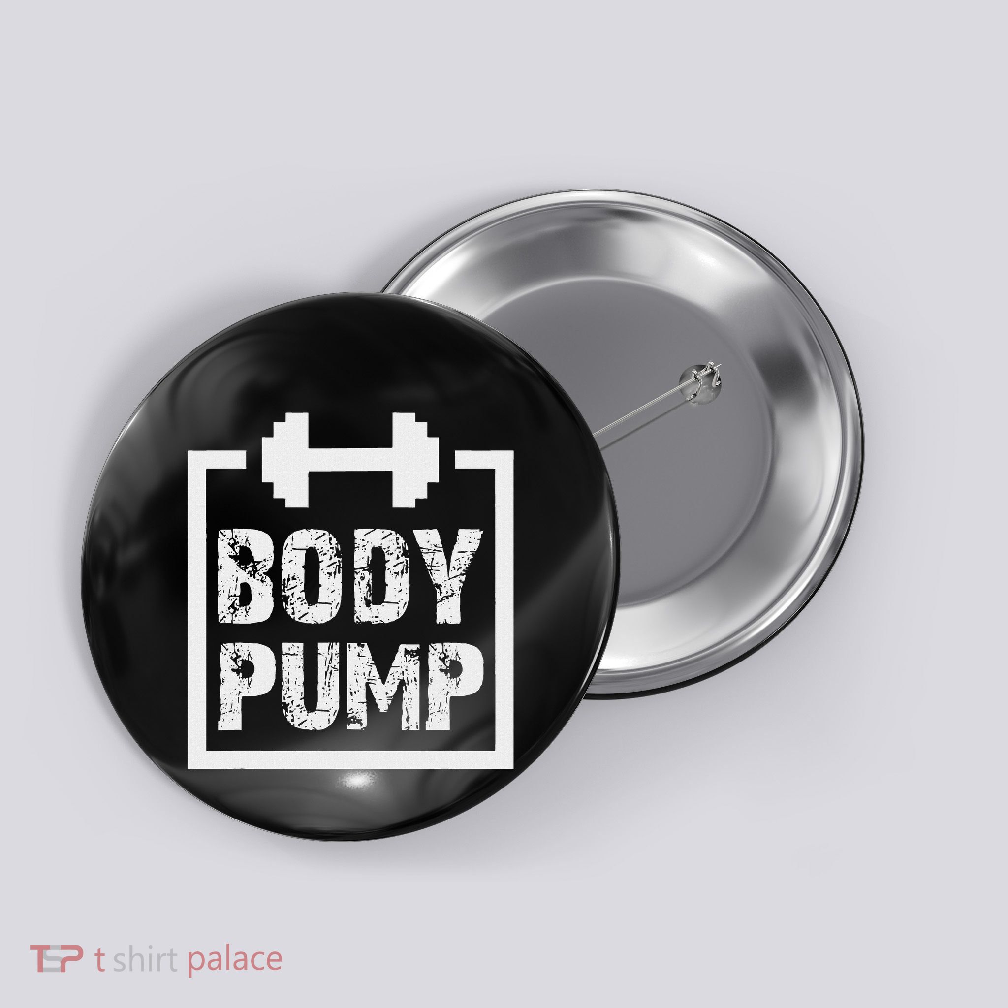 Body Pump Fitness Motivation Bodybuilding Gym Button