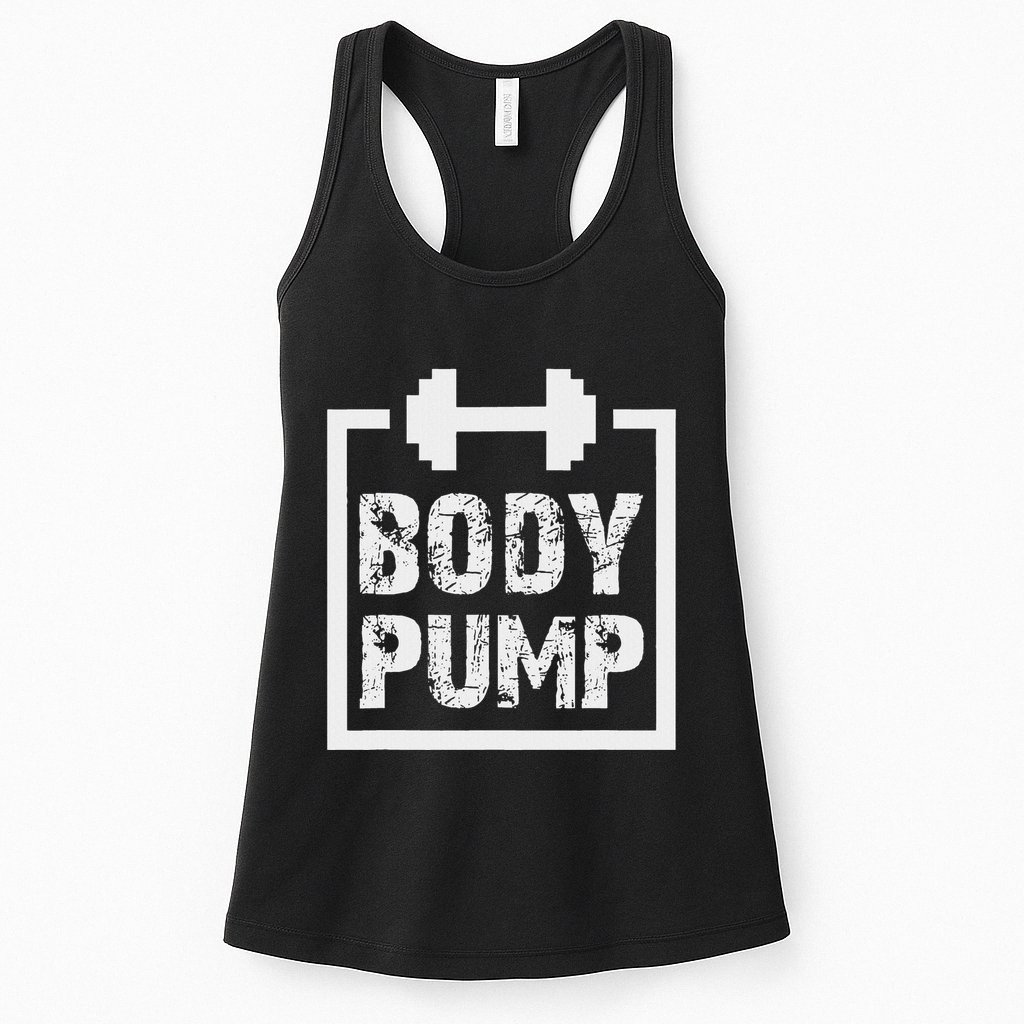 Body Pump Fitness Motivation Bodybuilding Gym Womens Tank Top