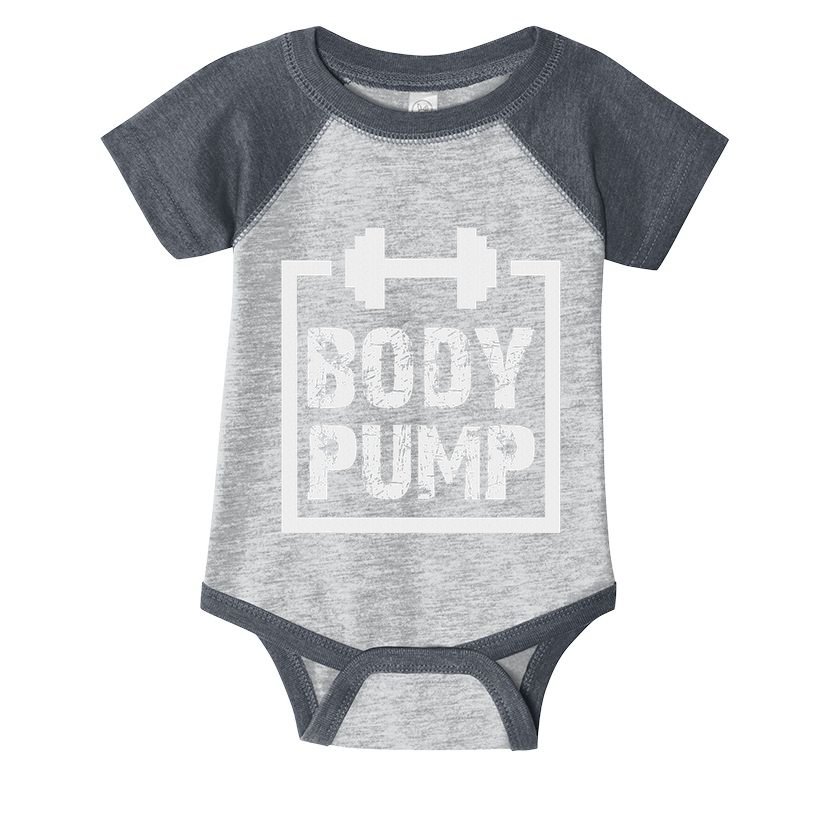 Body Pump Fitness Motivation Bodybuilding Gym Infant Baby Jersey Bodysuit