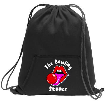 Bowling Player Funny The Bowling Stones Bowling Ball Funny Gift Sweatshirt Cinch Pack Bag