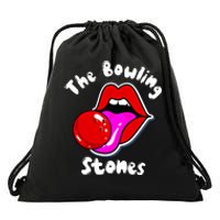 Bowling Player Funny The Bowling Stones Bowling Ball Funny Gift Drawstring Bag