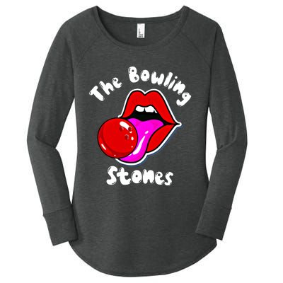 Bowling Player Funny The Bowling Stones Bowling Ball Funny Gift Women's Perfect Tri Tunic Long Sleeve Shirt