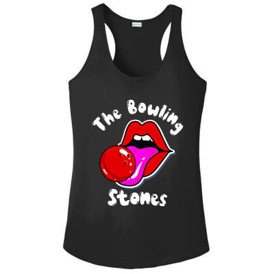 Bowling Player Funny The Bowling Stones Bowling Ball Funny Gift Ladies PosiCharge Competitor Racerback Tank