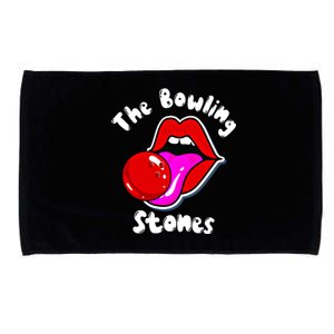 Bowling Player Funny The Bowling Stones Bowling Ball Funny Gift Microfiber Hand Towel