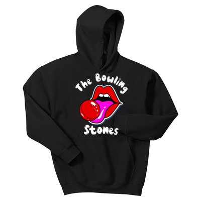 Bowling Player Funny The Bowling Stones Bowling Ball Funny Gift Kids Hoodie