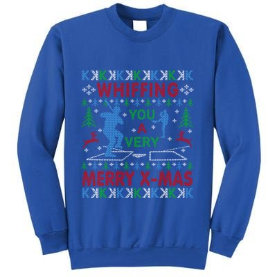 Baseball Pitching Funny Ugly Christmas Sweater Party Gift Sweatshirt