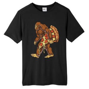 Bigfoot Pizza Funny Women Food Lovers Pepperoni Tall Fusion ChromaSoft Performance T-Shirt