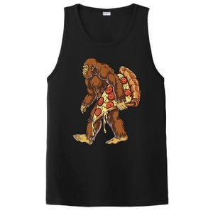 Bigfoot Pizza Funny Women Food Lovers Pepperoni PosiCharge Competitor Tank