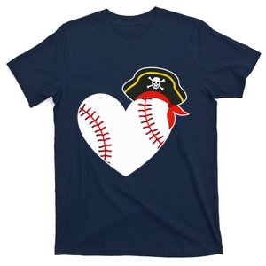 Baseball Pirate for Baseball Player Pitcher Catcher T-Shirt