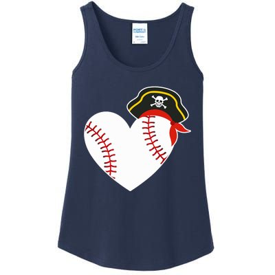 Baseball Pirate for Baseball Player Pitcher Catcher Ladies Essential Tank