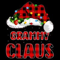 Buffalo Plaid Family Matching Santa Grammy Claus Christmas Long Sleeve Cooling Performance Long Sleeve Crew