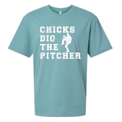 Baseball Pitcher Funny Sueded Cloud Jersey T-Shirt