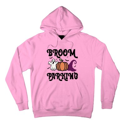 Broom Parking Funny Halloween And Season Lover Funny Gift Hoodie