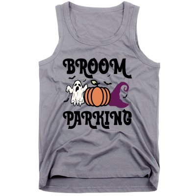 Broom Parking Funny Halloween And Season Lover Funny Gift Tank Top