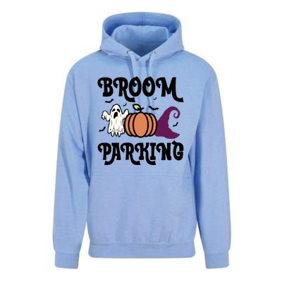 Broom Parking Funny Halloween And Season Lover Funny Gift Unisex Surf Hoodie