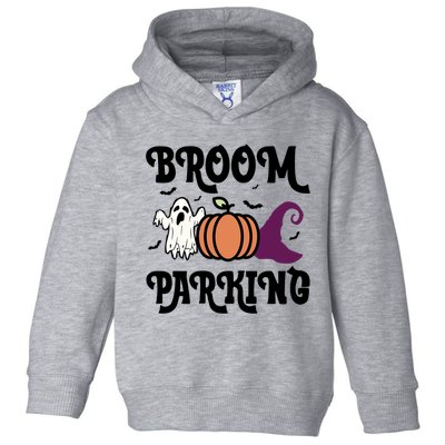 Broom Parking Funny Halloween And Season Lover Funny Gift Toddler Hoodie