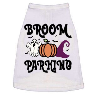 Broom Parking Funny Halloween And Season Lover Funny Gift Doggie Tank