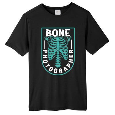 Bone Photographer - Funny Radiology Technician XRay Tall Fusion ChromaSoft Performance T-Shirt