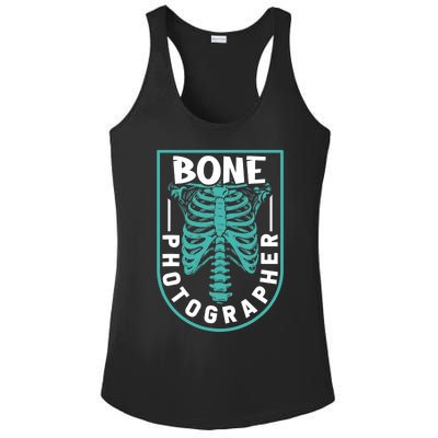 Bone Photographer - Funny Radiology Technician XRay Ladies PosiCharge Competitor Racerback Tank