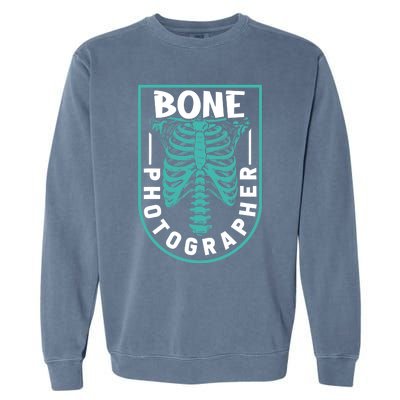 Bone Photographer - Funny Radiology Technician XRay Garment-Dyed Sweatshirt