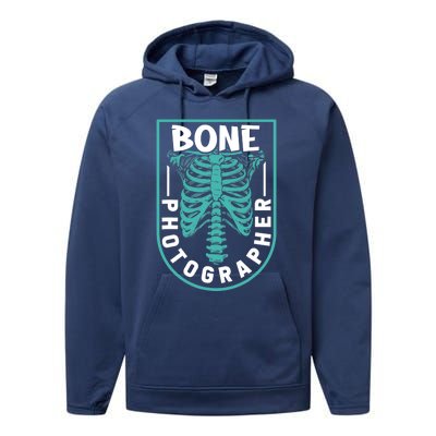 Bone Photographer - Funny Radiology Technician XRay Performance Fleece Hoodie