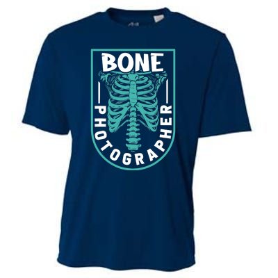 Bone Photographer - Funny Radiology Technician XRay Cooling Performance Crew T-Shirt