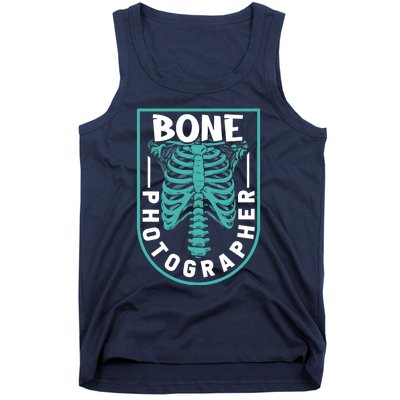 Bone Photographer - Funny Radiology Technician XRay Tank Top