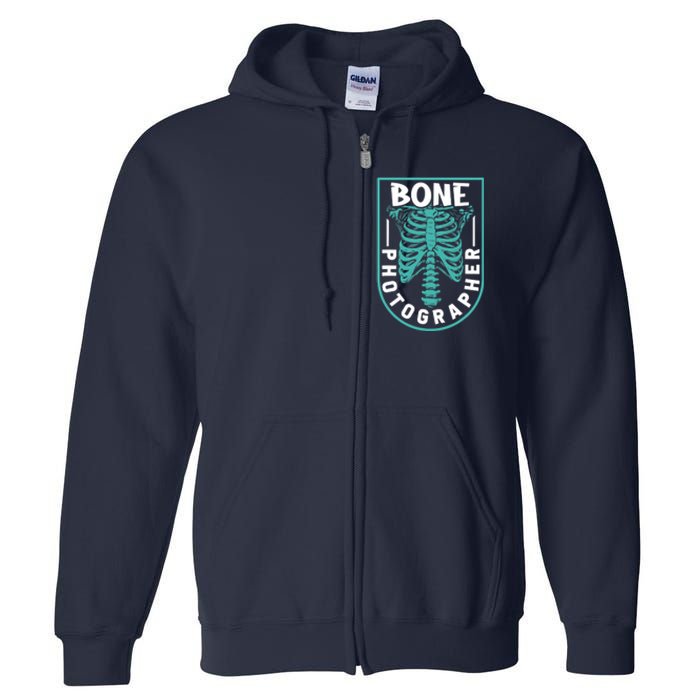 Bone Photographer - Funny Radiology Technician XRay Full Zip Hoodie